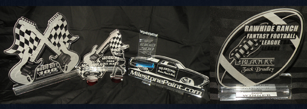Laser Engraved Acrylic Awards & Signs